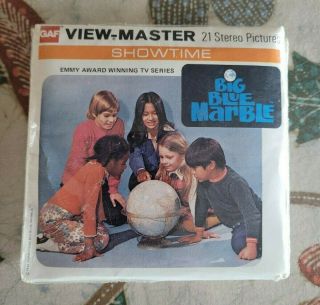 Vintage Gaf Viewmaster B 587 Big Blue Marble 3 Reel Set