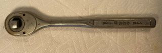 Vintage Plomb Tools 5449 Pebble Style 1/2 " Drive Reversible Ratchet Wrench Usa