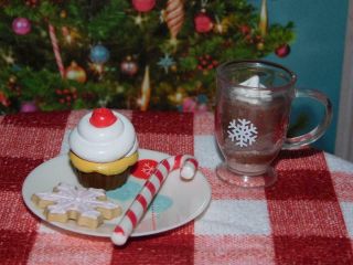 Our Generation Hot Chocolate Holiday Celebration Christmas Gift Set For Santa Hf