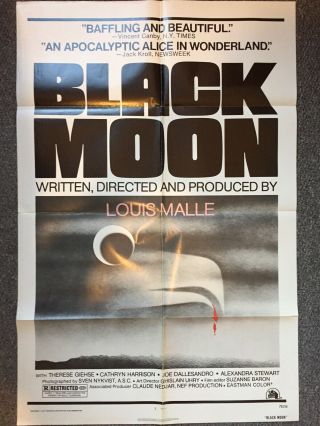 Black Moon (1975) Us One Sheet Film Poster Louis Malle