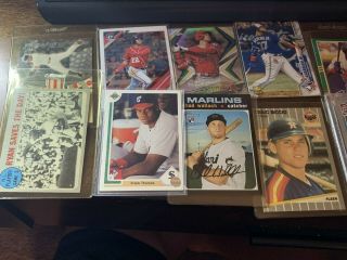 100 baseball Cards Rookies,  vintage,  1950’s - 2021 Griffey,  Tatis,  Trout,  Ohtani, 2