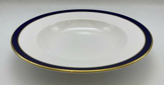 Spode Consul Cobalt Large Rimmed Soup Bowl (s) 9.  25 Inches Y7332 - C