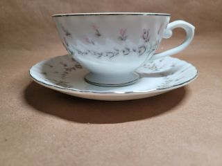 Style House Fine China - Picardy Made In Japan / Coffee Cup And Saucer