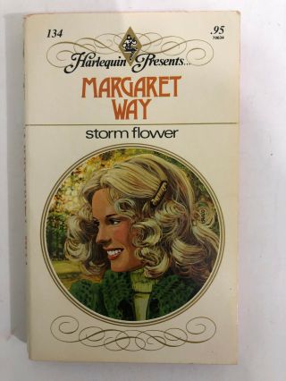 Antique Book Margaret Way By Storm Flower Paperback 1976 1038