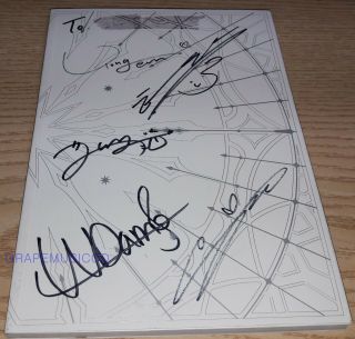 D1ce Wake Up : Roll The World 1st Mini White Real Signed Autographed Promo Cd 2