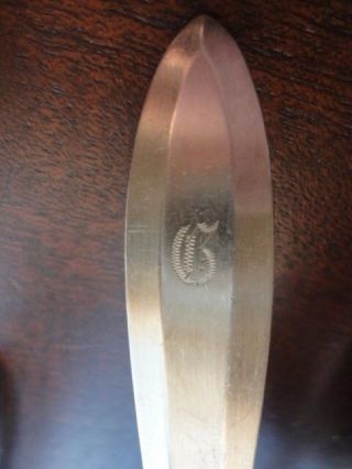 Patrician Community Plate Oneida Silverware Fork Monogram G 7 - 3/4 "