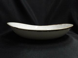 Steelite Craft,  England: White Freestyle Bowl (s),  11 " X 1 1/2 "