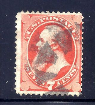 Us Stamps - 138 - - 7 Cent Stanton Issue W/h Grill - Cv $525 - Scarce