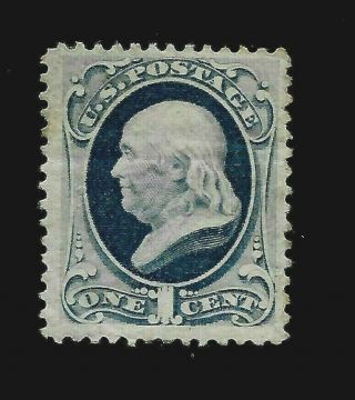 Us 1879 Sc 182 1 ¢ Franklin Og H - Centered - Crisp Color
