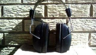 Vintage 1975 Stewart Headphones With Built In Am/fm Stereo Radio - Model Rh - 33