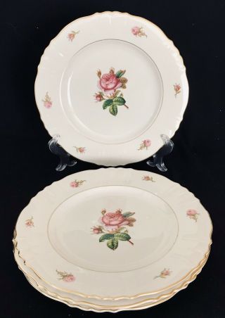 4 Syracuse Victoria Federal Shape Dinner Plate Plates 10 Inch
