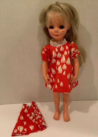 Mod 3 Pc Red/wht Sailboat Dress For 17 " Crissy/alta Moda Furga S Doll - No Doll