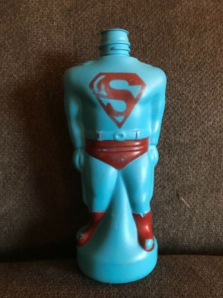 Vintage 1965 Superman Soaky Bottle No Head
