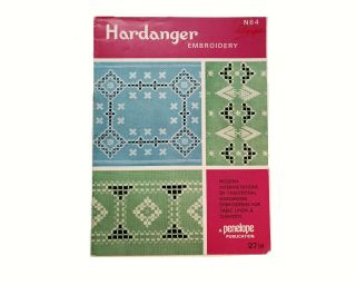 Hardanger Embroidery Chart Pattern Booklet Vintage Penelope Publications