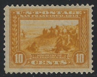 Us Stamps - Scott 400 - 10c Panama - Pacific Issue - Og Hinged (q - 1107)