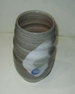Vintage Mid - Centiry Modern Japanese Studio Pottery Vase - Exquisite