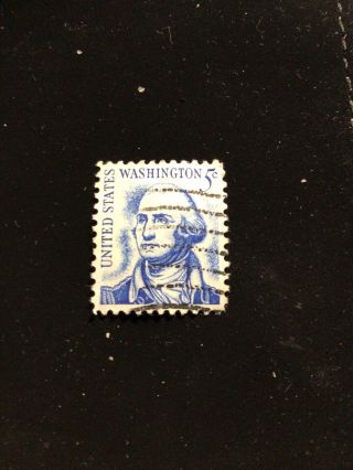 Antique George Washington 5 Cent Postage Stamp