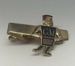 Vintage General Motors Tie Clip/bar - Diesel Powered