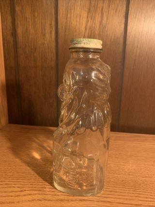 Vintage Glass Grapette Family Beverage Syrup Bottle Bank Clown 2