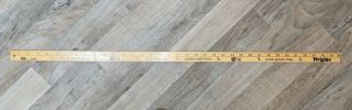 Vintage Yardstick 36 " Wood Ruler Made In Usa Wrights Dritz The Piece Goods