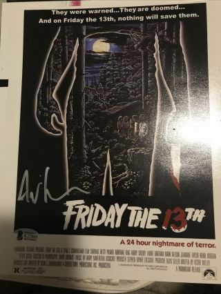 Friday The 13th Signed Autograph Movie Poster Ari Lehman 8x10