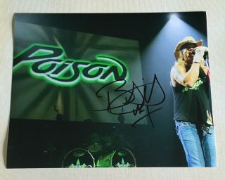 Poison Bret Michaels Signed Autographed 8x10 Photo
