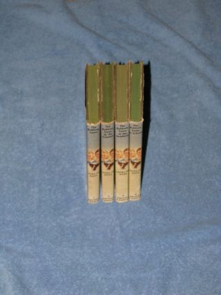 4 Vintage BOBBSEY TWINS BOOKS Laura Lee Hope HC/DJ (1,  2,  3 & 4) 1941 and 1950 3