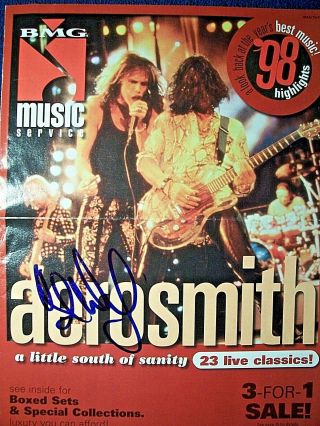 Aerosmith Brad Whitford " South Of Sanity " Signed Autographed 8x10 Picture Legend