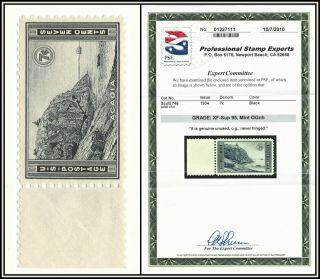 1934 7c Us Stamp Scott 746 Ognh Acadia National Park Pse Xf - 95