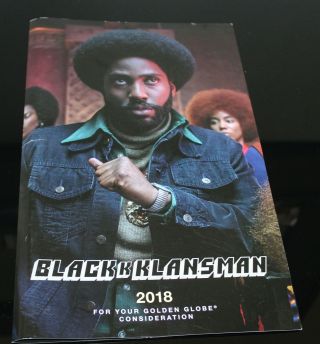 Blackkklansman Fyc Sheet Music Hand Signed Terence Blanchard Promo Promotional