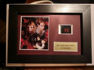 Interview With A Vampire 6 " X 4 " 35mm Film Cell Display Framed/unframed