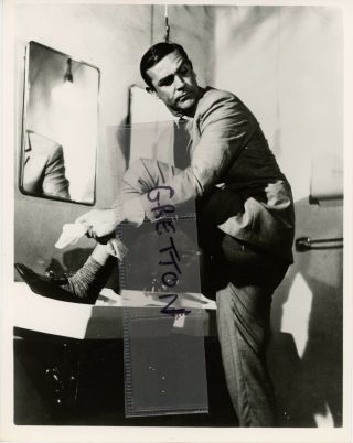 Sean Connery As James Bond In Goldfinger Rare Photo