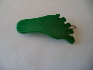 Vintage Made In France Barrett - Green Plastic Foot