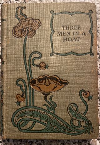 Vintage Three Men In A Boat By Jerome Hc