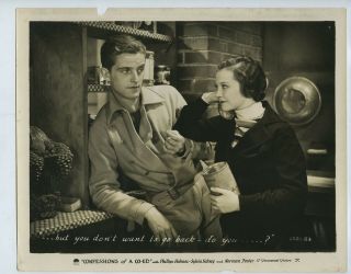 Confessions Of A Co - Ed - Phillips Holmes Sylvie Sidney - Film Still Photo