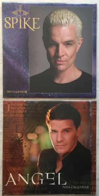 Buffy - Spike 2005 And Angel 2004 Calendars X2
