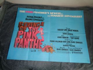 Revenge Of The Pink Panther [ Quad Poster ] Peter Sellers