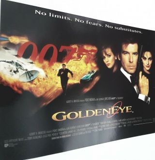 Goldeneye / Pierce Brosnan / 007 Uk Mini Quad Poster 40cm X 30cm