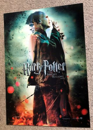 Harry Potter Deathly Hallows Part 2 - Cinema Promo Lenticular Poster