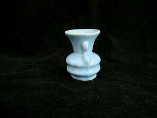 SHAWNEE POTTERY MINIATURE - Mini Vase - Flax Blue 2