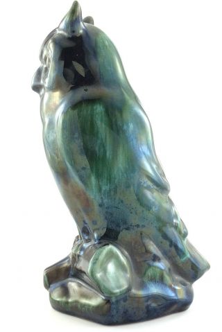 Vintage Blue Mountain Pottery BMP Canada Owl Perching Figure Figurine S559 3