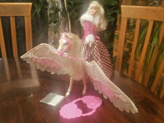 Barbie Rainbow Horse And Winter Rhapsody Doll