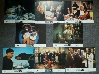 Set Of 8 Lobby Cards The Naked Gun 2.  5 The Smell Of Fear Leslie Nielson