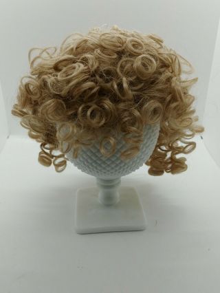 Global Dolls Wig Candi 13 - 14 Blonde Hairnet,  Packed In Orig Box Euc