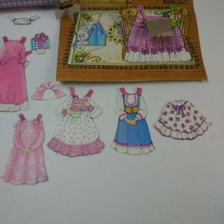 The Ginghams Paper Doll Playset Carrie ' s Birthday Party 1978 Vintage 2