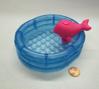 Mattel Barbie Kelly Tommy Friends Swimming Pool W/ Pink Whale For Loving Family