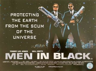 Men In Black Mini Quad Poster 1997 Will Smith Tommy Lee Jones