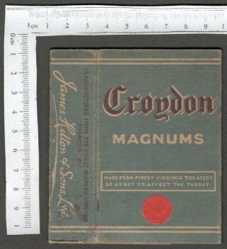 Aop Vintage Empty Packet Croydon Magnums Cigarettes James Hilton & Sons Ltd