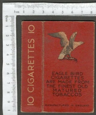 AOP Vintage empty packet Eagle Bird Cigarettes British - American Tobacco Co.  Ltd 2