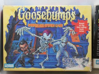 Vintage 1995 Goosebumps Shrieks And Spiders Board Game By Parker Brothers
